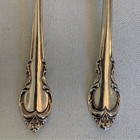 4 International Holmes & Edwards Deep SILVER FASHION 6.75" Forks Fork Set 1957 - Picture 4 of 13